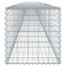 vidaXL Gabion Basket Silver Galvanized Iron Extra Long Durable